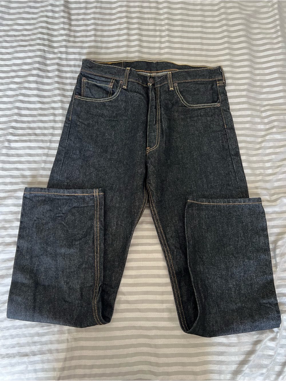 Levi's Men's Black Straight-Leg Jeans